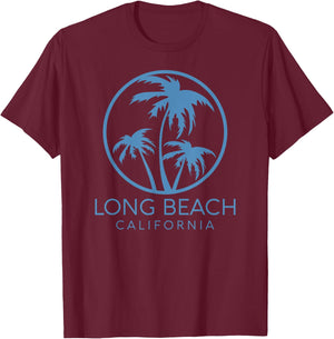 Long Beach 562 California Los Angeles South Bay LBC Port T-Shirt - T-Shirt | Maroon
