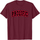 Concrete And Luxury Prolific Infrared T-Shirt - T-Shirt | Maroon