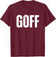 Goff Graphic T-Shirt - T-Shirt | Maroon