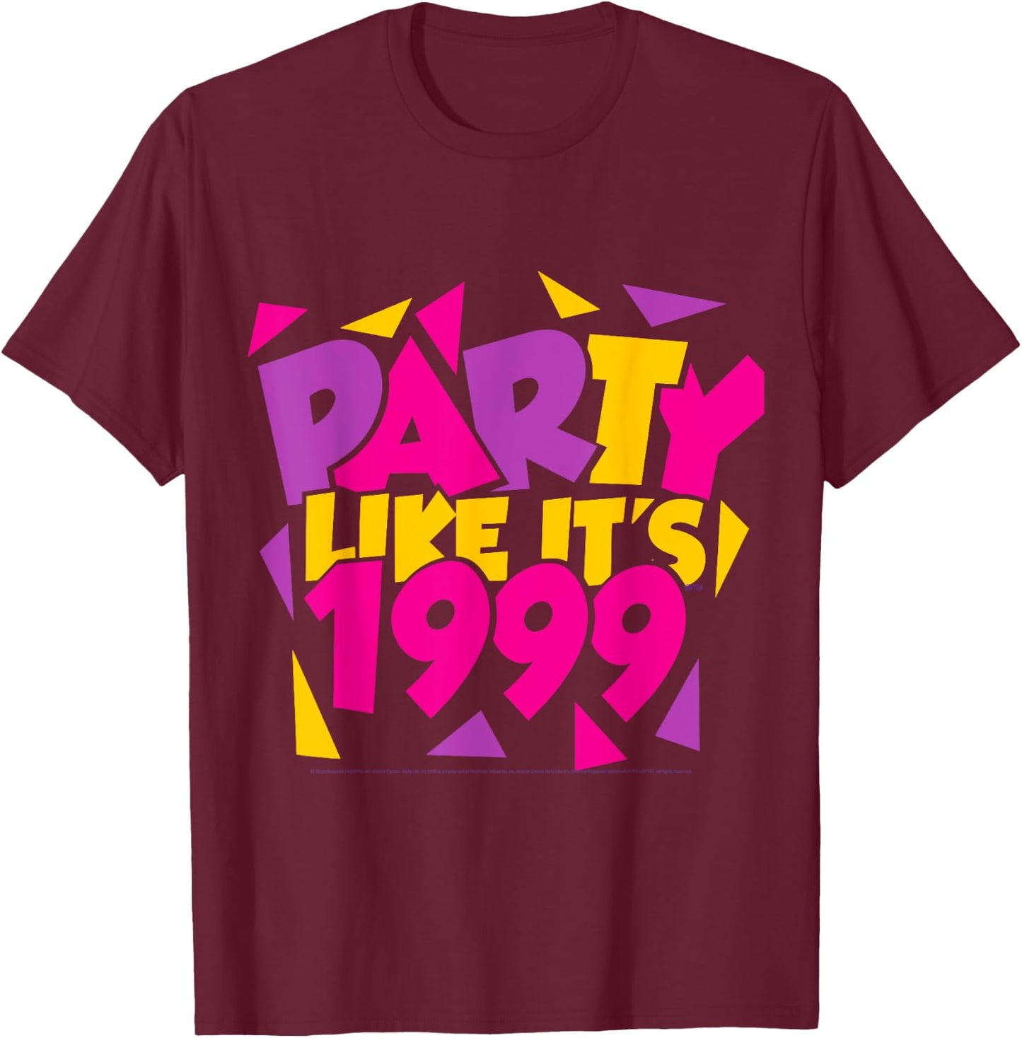 Party Like Its 1999 Shirt Funky1 PPG Design T-Shirt - T-Shirt | Maroon
