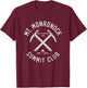 Mount Monadnock Summit Club | I climbed Mt Monadnock USA T-Shirt - T-Shirt | Maroon