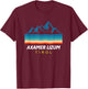 Tyrol Skiing Axamer Lizum Ski Snowboard Gift T-Shirt - T-Shirt | Maroon