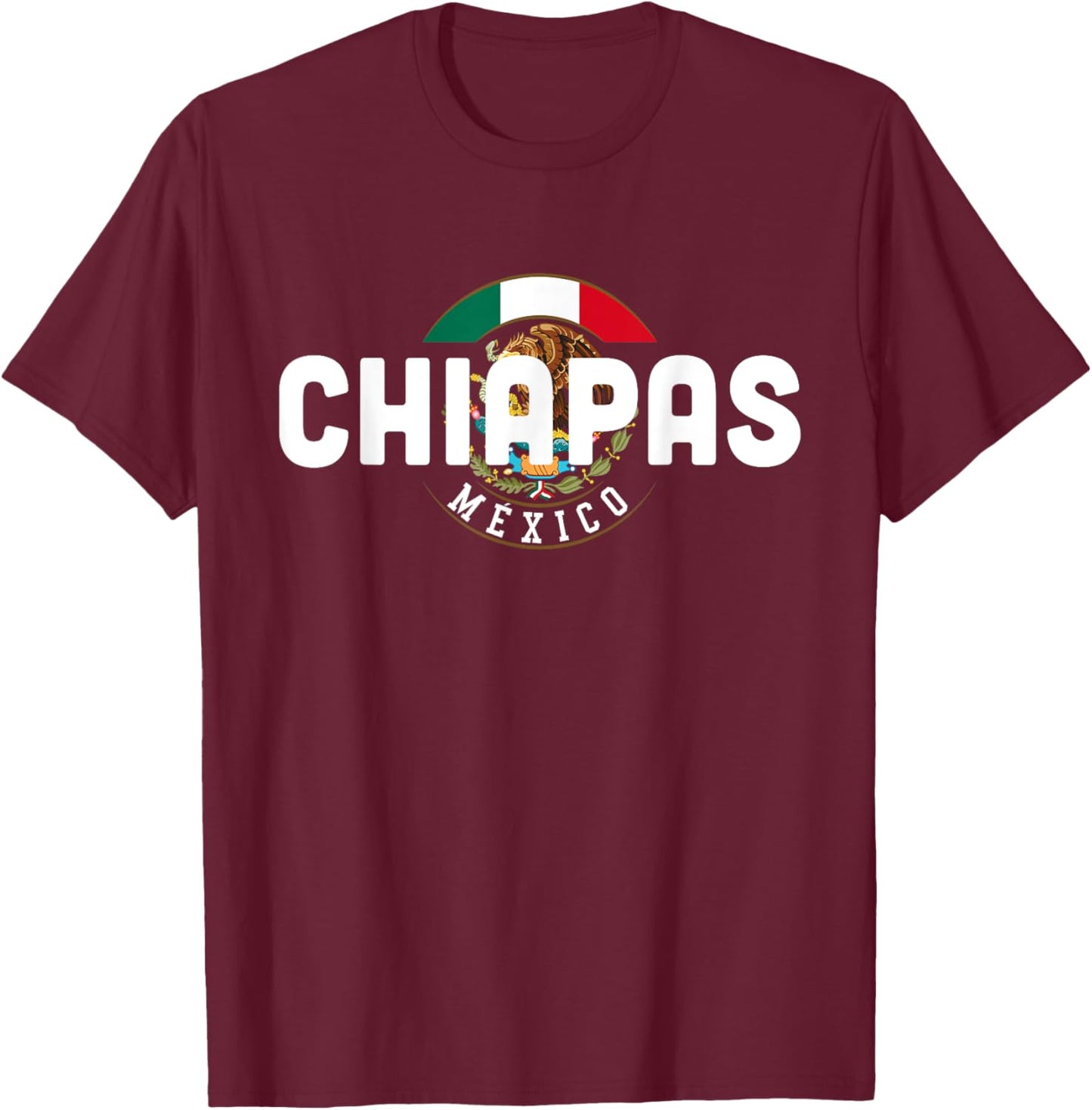 Chiapas Mexico T-Shirt - T-Shirt | Maroon