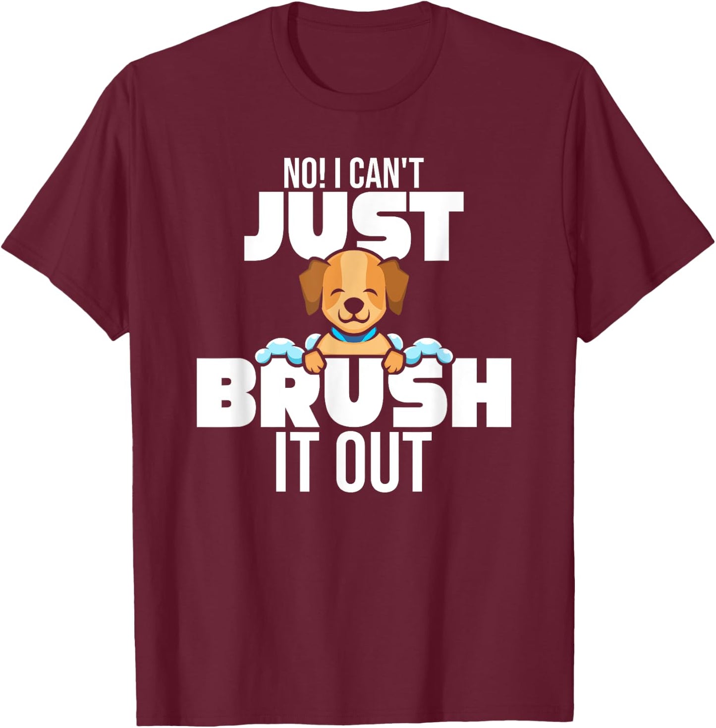 Funny Dog Groomer Gifts Pet Grooming Spa Treatment Gifts T-Shirt - T-Shirt | Maroon