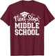 Next Stop Middle School Graduation 2025 Last Day Of SChool T-Shirt - T-Shirt | Maroon