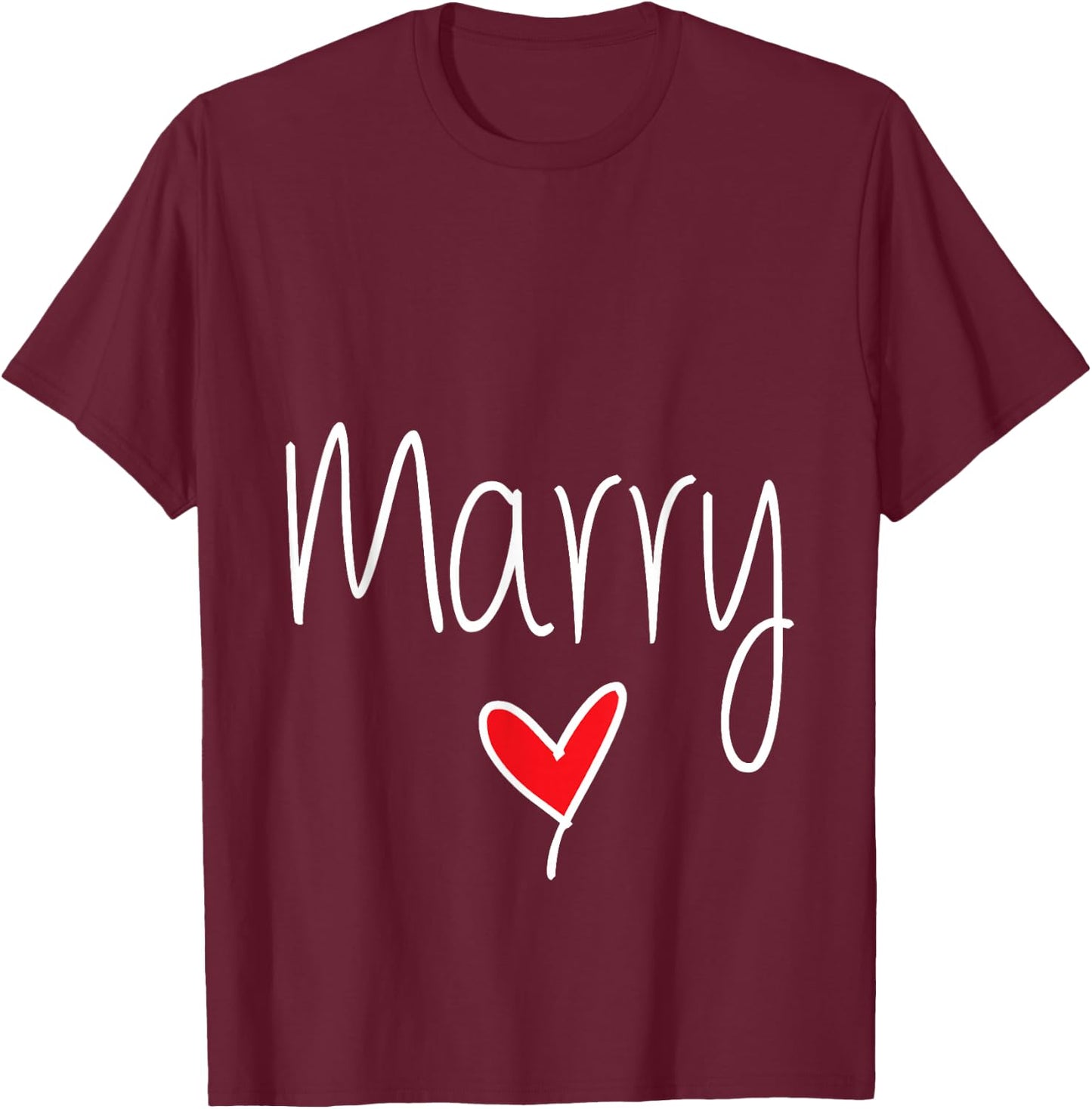 Will You Marry me Marriage Team Proposal Ways to Propose T-Shirt - T-Shirt | Maroon