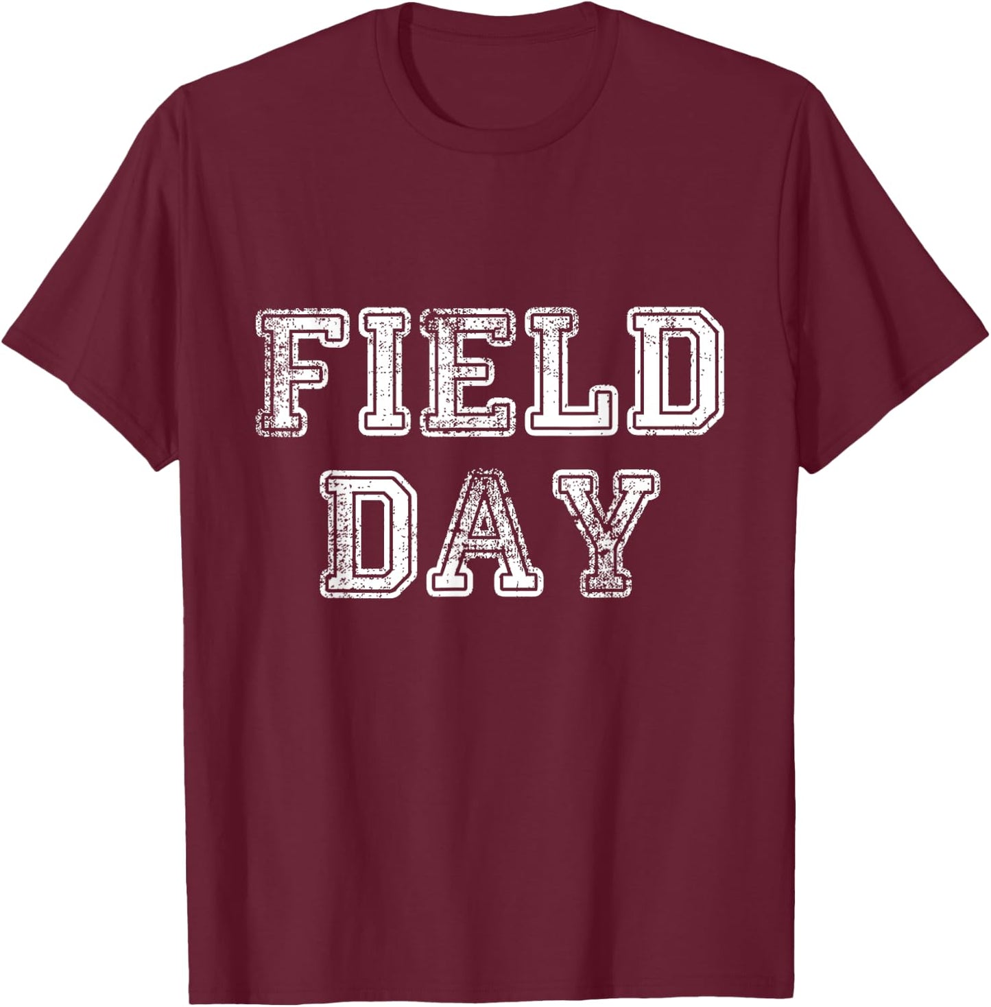 School Field Day Jersey T-Shirt - T-Shirt | Maroon