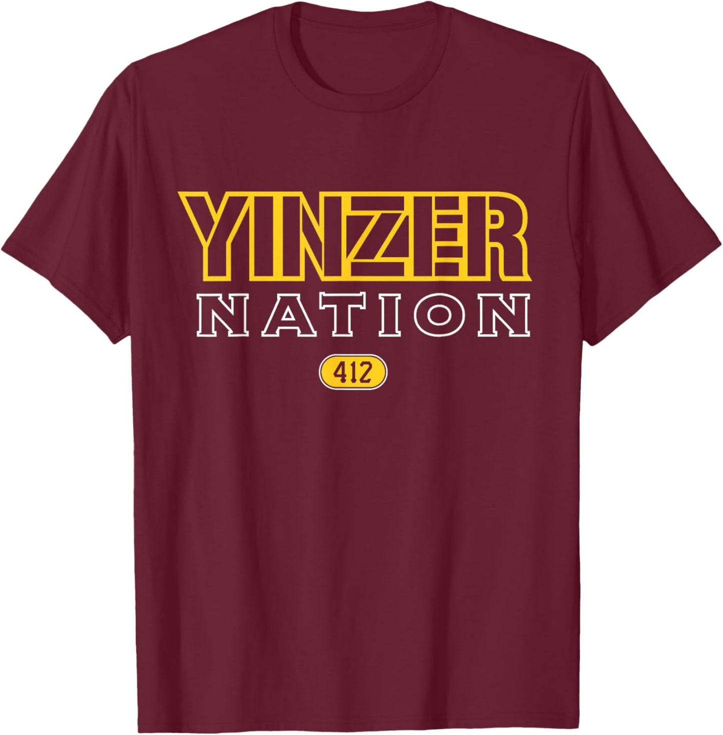 Pittsburgh Yinzer Nation - Yinzer Pride T-Shirt - T-Shirt | Maroon