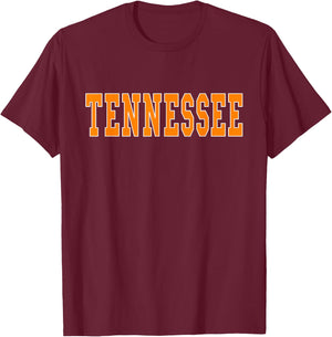 Tennessee - Throwback Design - Classic T-Shirt - T-Shirt | Maroon