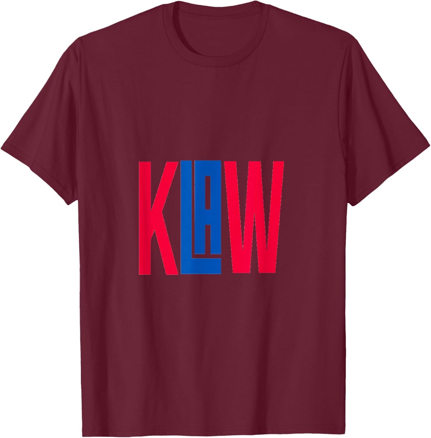 Kawhi KLAW T-Shirt - T-Shirt | Maroon