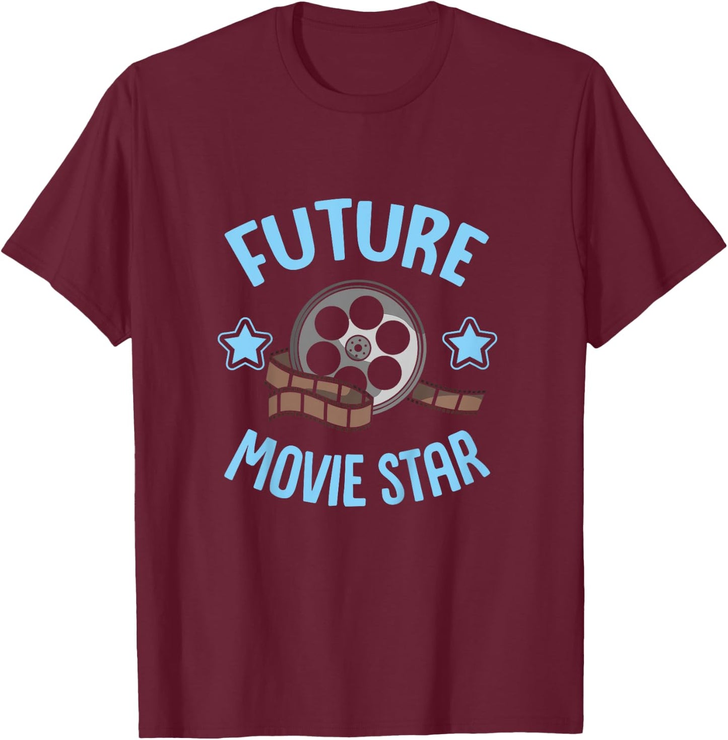 Future Movie Star Cinema Theater Actor Actress Kids T-Shirt - T-Shirt | Maroon
