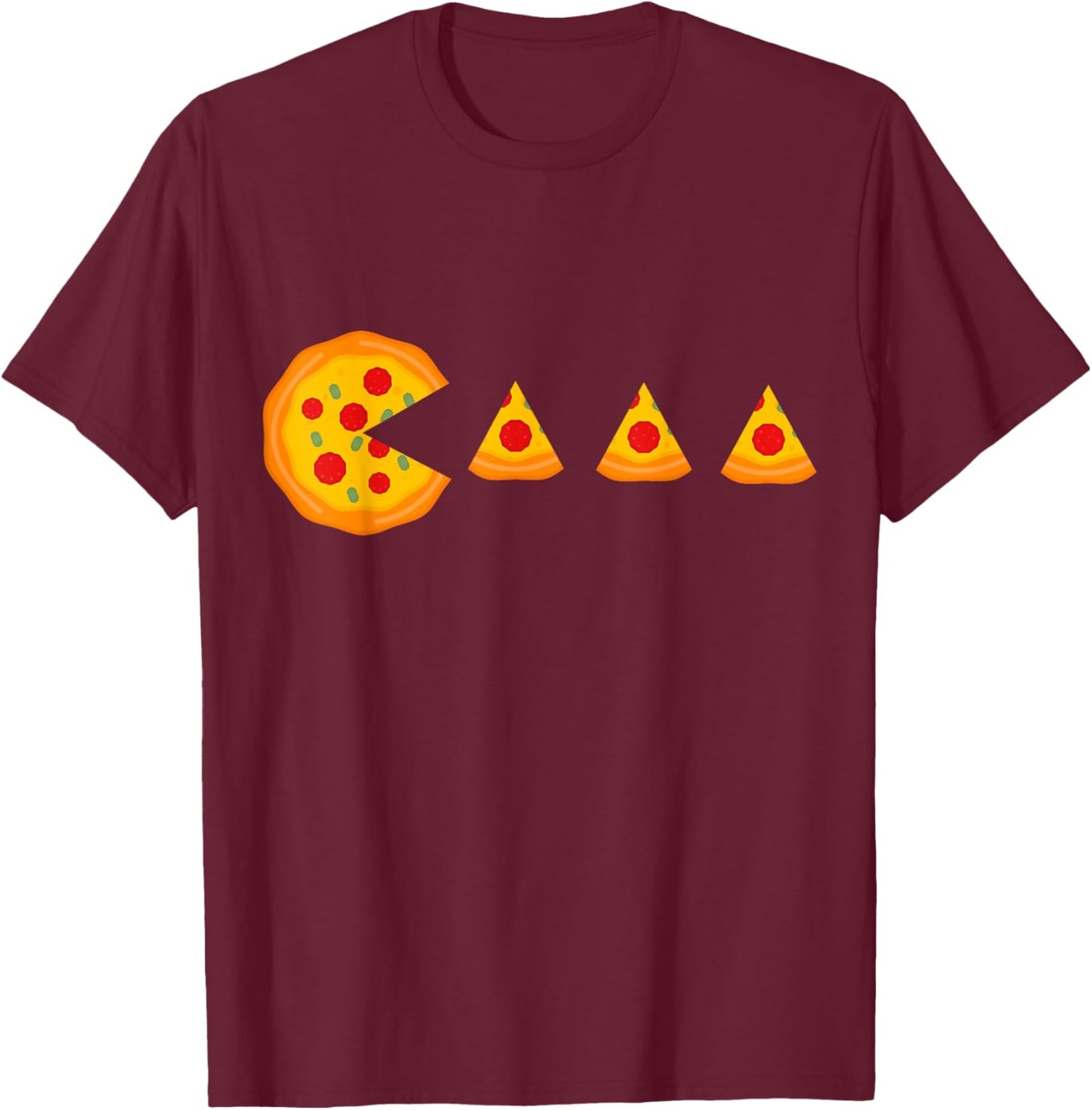 Happy Pi Day Pie Pizza For Pi Day 3.14 Math Teacher Kid Girl T-Shirt - T-Shirt | Maroon