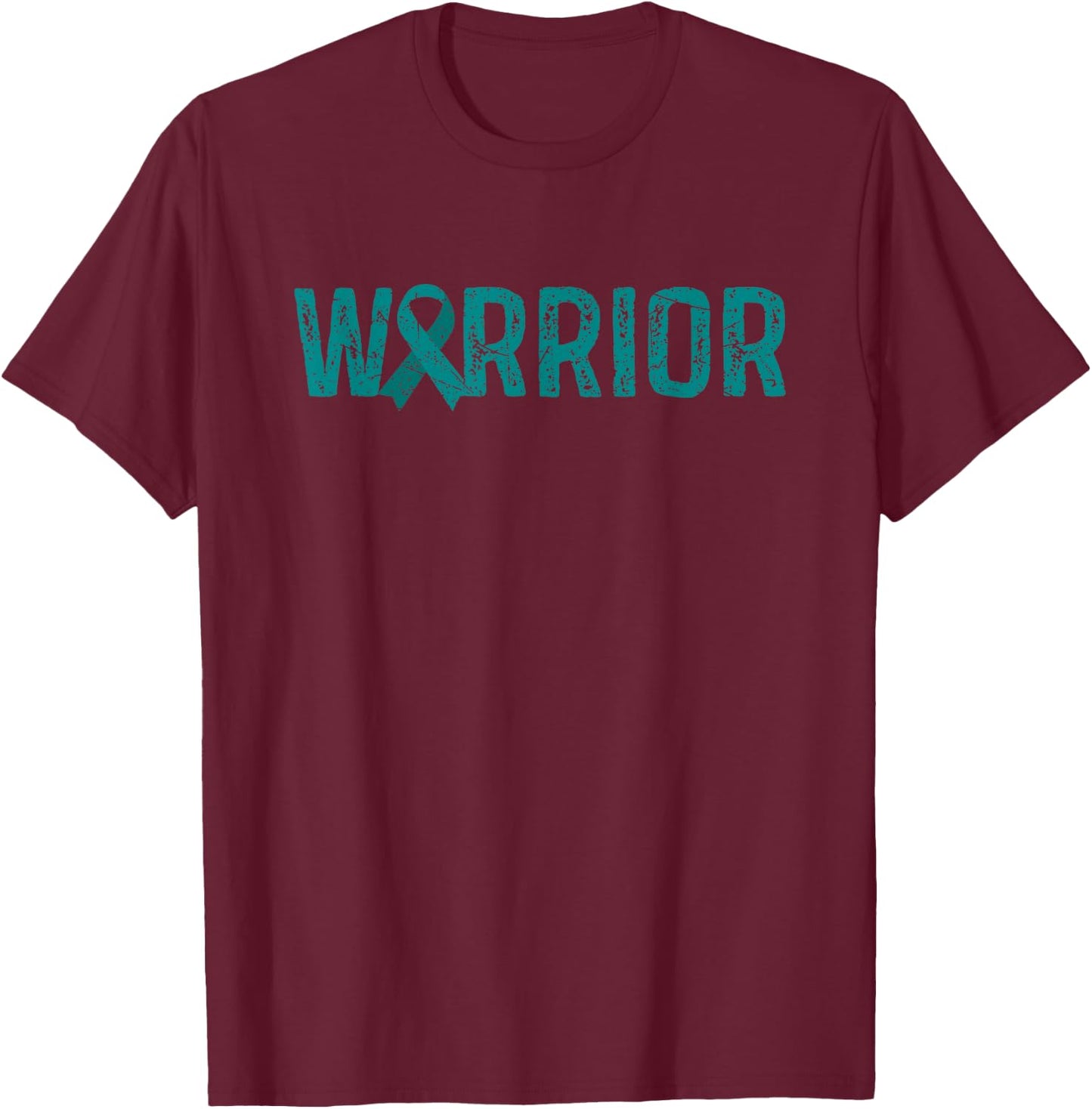 Warrior Scleroderma Awareness T-Shirt - T-Shirt | Maroon