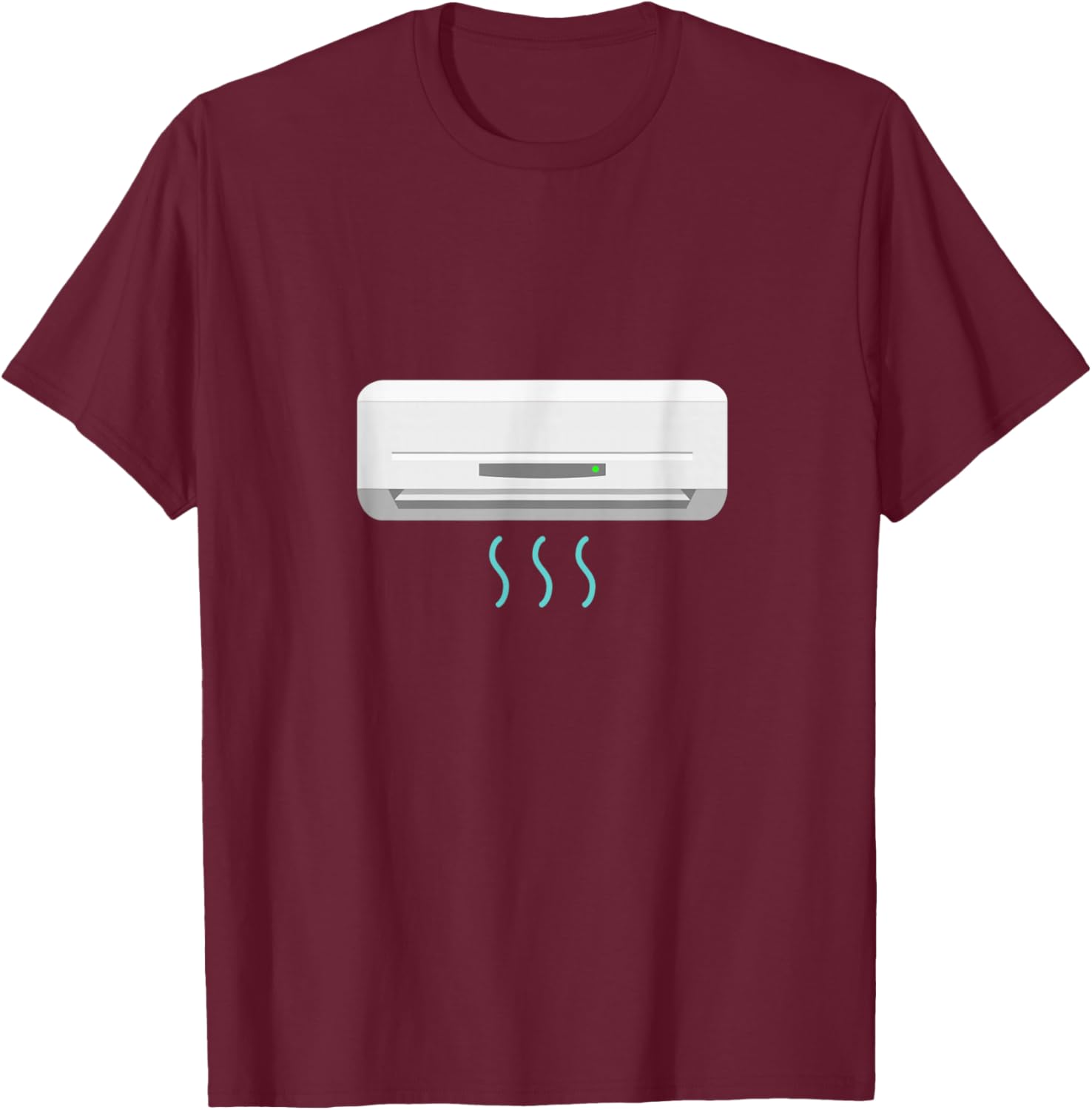 Air Conditioning Unit T-Shirt - T-Shirt | Maroon