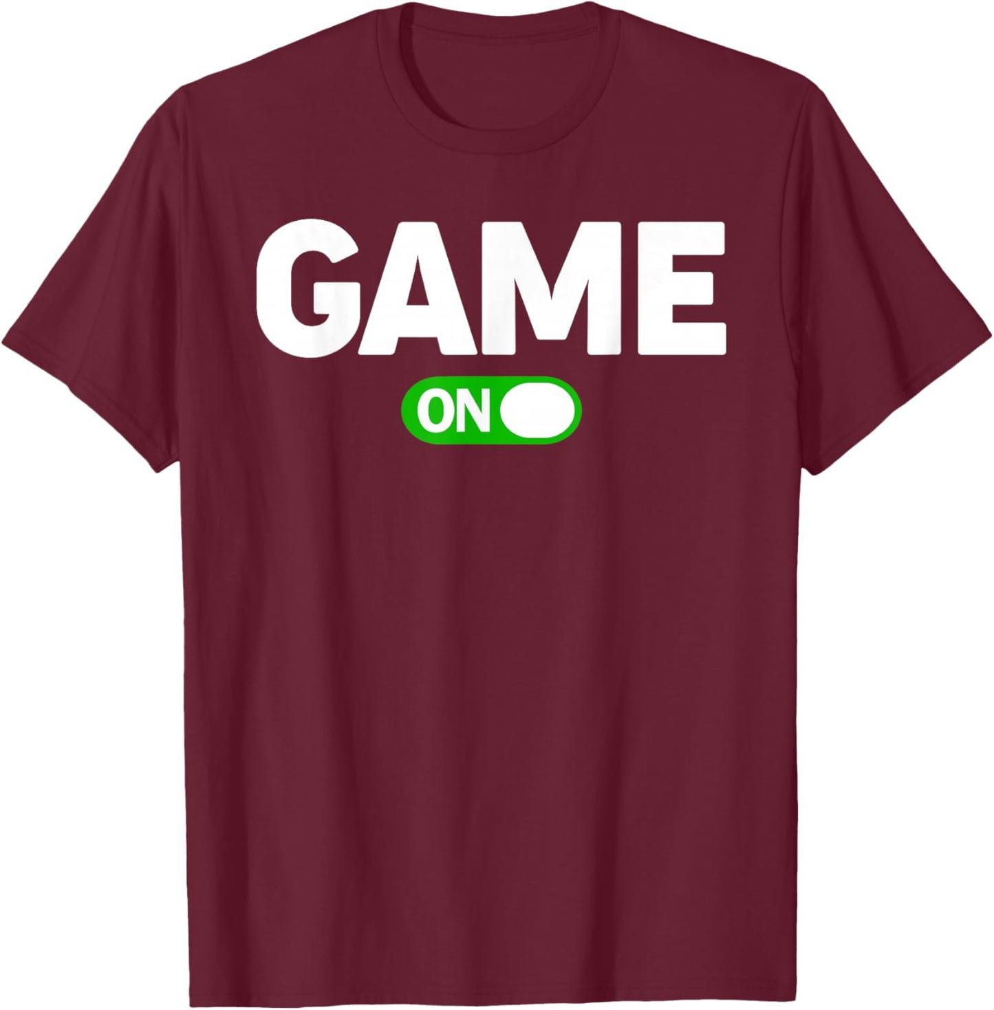 Game with on Switch T-Shirt - T-Shirt | Maroon