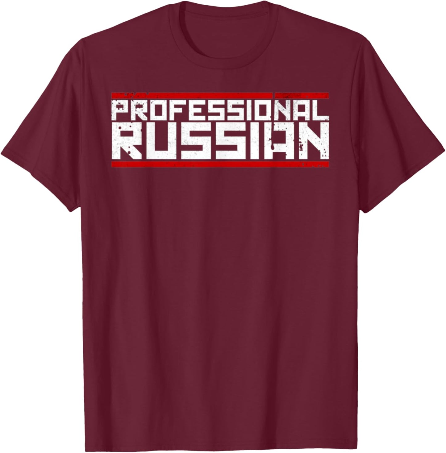 Fps Russia Logo Mp T-Shirt - T-Shirt | Maroon