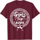 Girls trip 2025 apparently are trouble when we are together T-Shirt - T-Shirt | Maroon