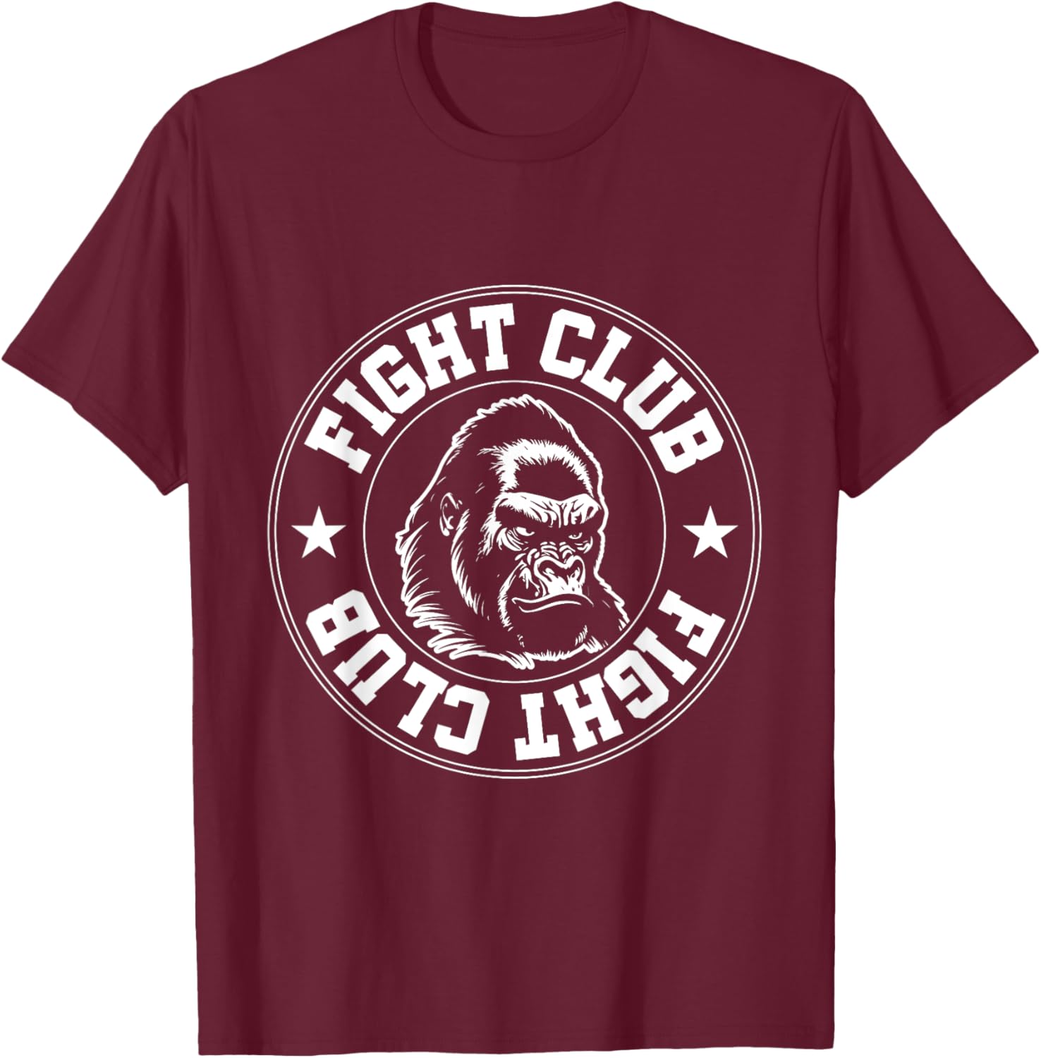 Gorilla Fight Club | Training Workout Gym Boxing MMA Fighter T-Shirt - T-Shirt | Maroon