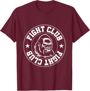 Gorilla Fight Club | Training Workout Gym Boxing MMA Fighter T-Shirt - T-Shirt | Maroon
