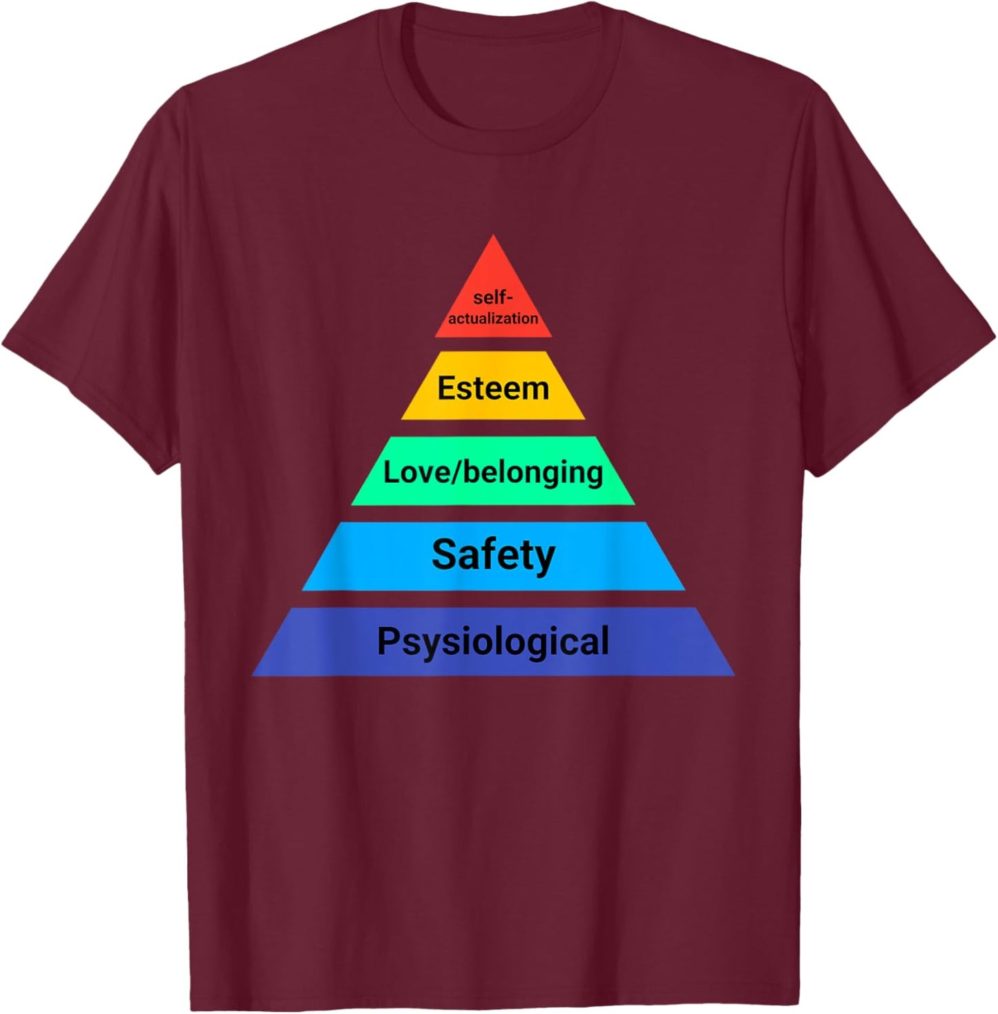 Funny Psychologist Art Women Psychology T-Shirt - T-Shirt | Maroon