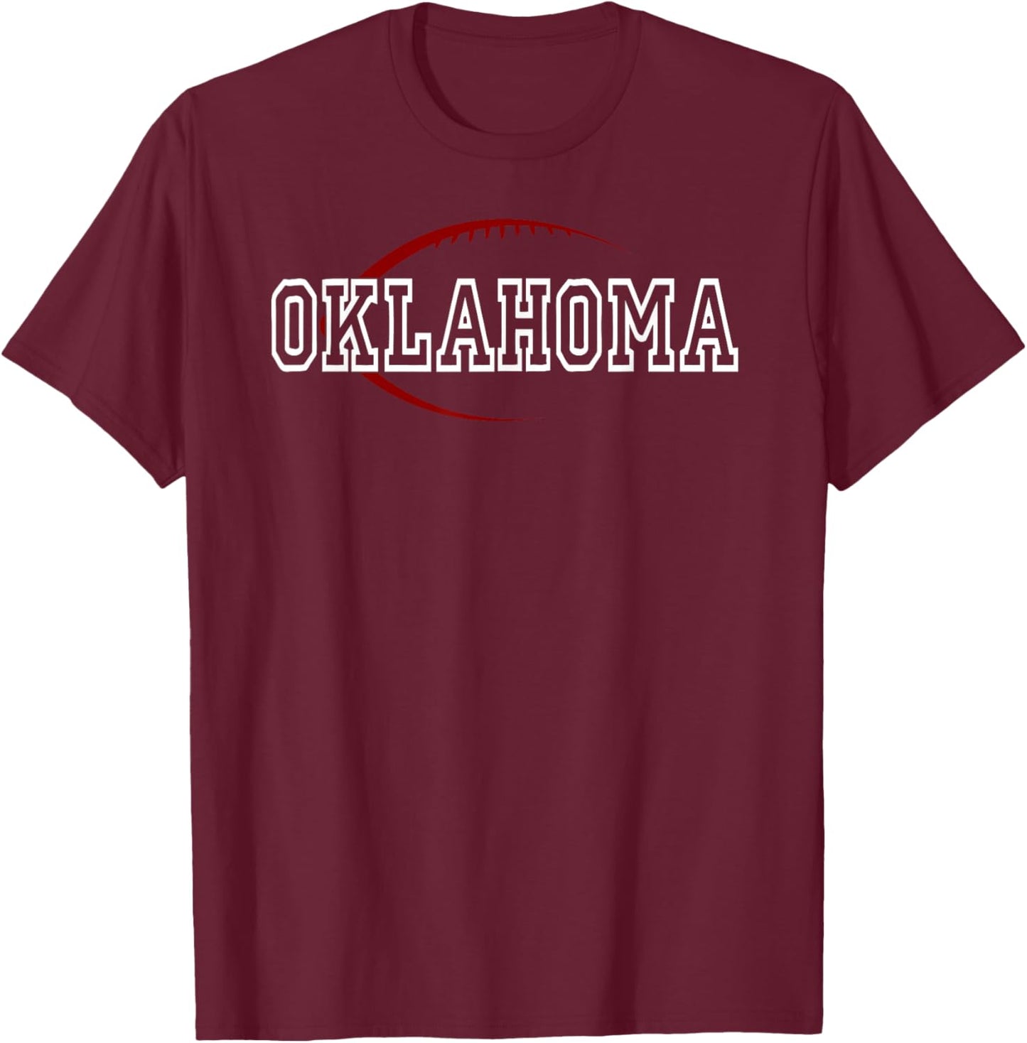 Oklahoma Football Icon T-Shirt - T-Shirt | Maroon