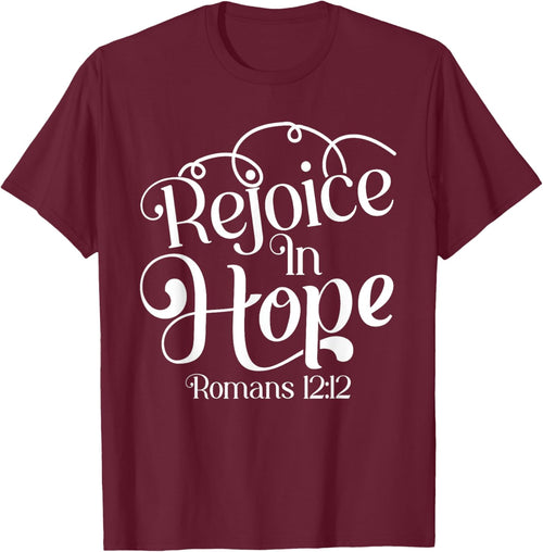 Rejoice In Hope Bible Verse Romans 12:12