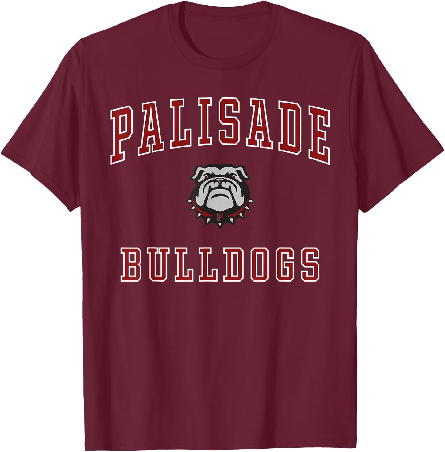 Palisade High School Bulldogs T-Shirt - T-Shirt | Maroon