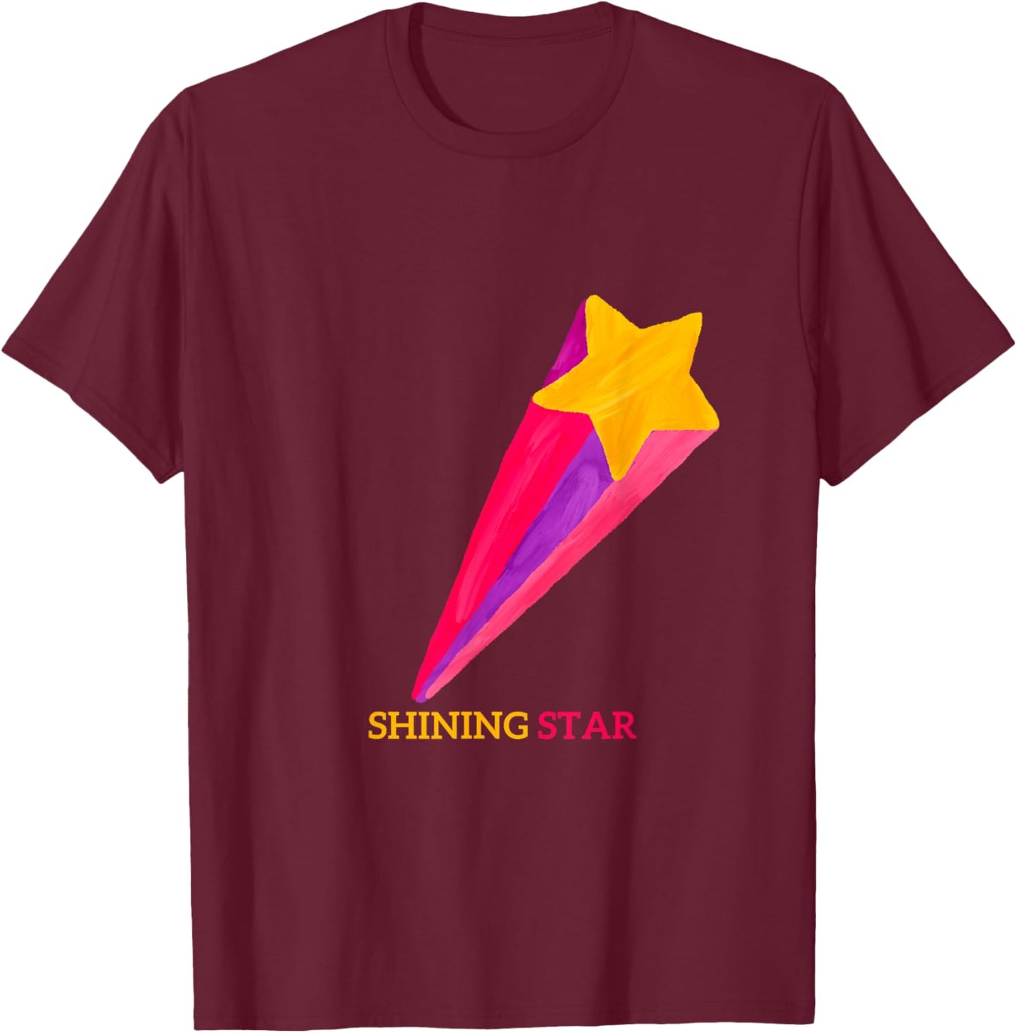 Shining Star T-Shirt - T-Shirt | Maroon