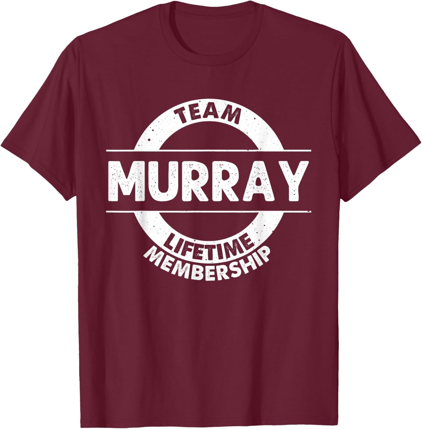 MURRAY Gift Funny Surname Family Tree Birthday Reunion Idea T-Shirt - T-Shirt | Maroon