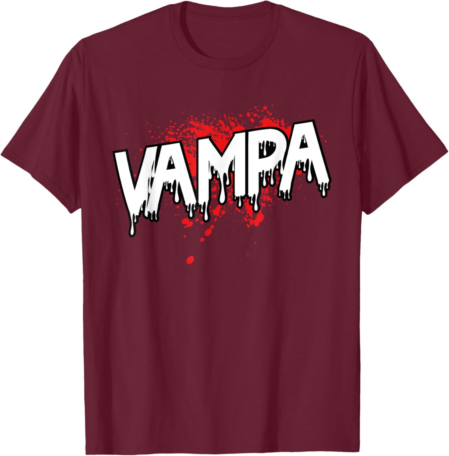 Grandpa Halloween Costume Spooky Grandfather Trick Or Treat T-Shirt - T-Shirt | Maroon