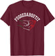 Italy Hand Gesture Geek - Fuggedaboutit Quote Adults Italia T-Shirt - T-Shirt | Maroon