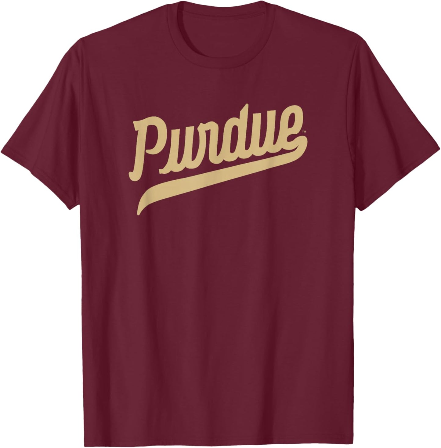 Purdue University Boilermakers Script T-Shirt - T-Shirt | Maroon
