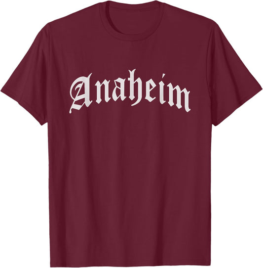 Anaheim T-Shirt - T-Shirt | Maroon