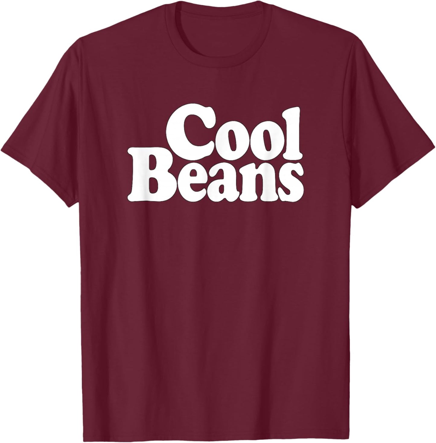 Cool Beans T-Shirt - T-Shirt | Maroon