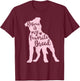 Pitbull Rescue Is my Favorite Breed Dog Pit Bull Mama T-Shirt - T-Shirt | Maroon
