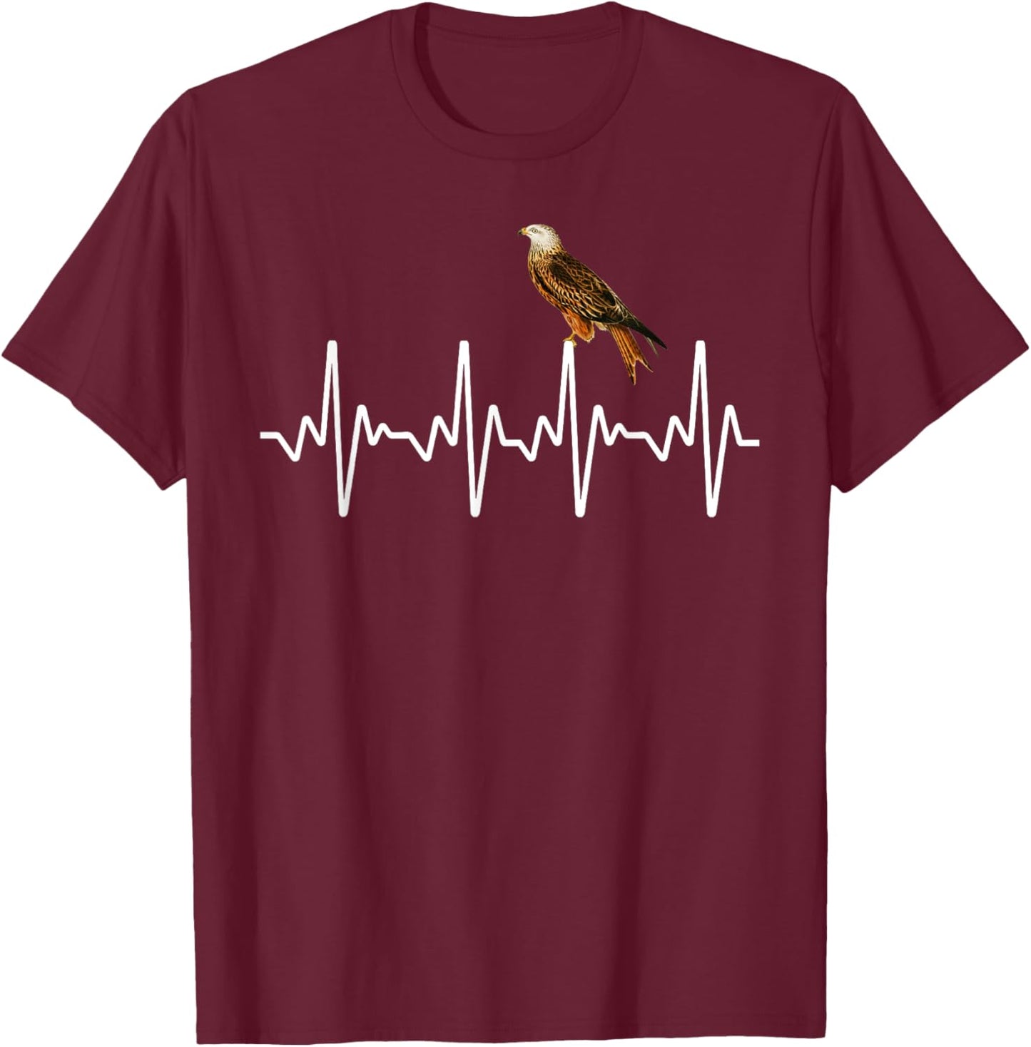 Cool Hawk Women Red Tail Hawks Birding Eagle Bird T-Shirt - T-Shirt | Maroon