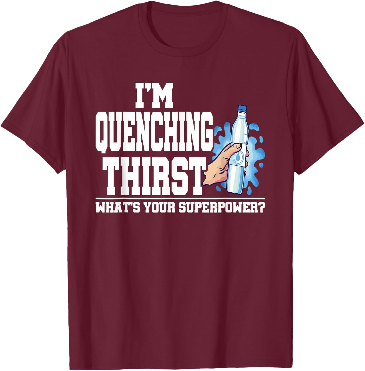 Hydration Specialist Team Manager Football Hydrated Waterboy T-Shirt - T-Shirt | Maroon