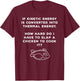 Funny Cooking Chicken with Kinetic Energies Physics Heat Gag T-Shirt - T-Shirt | Maroon