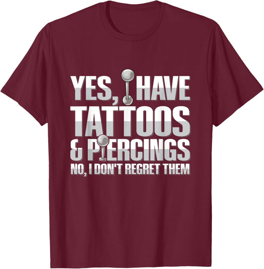 Piercing Body Art Design for a Piercer T-Shirt - T-Shirt | Maroon