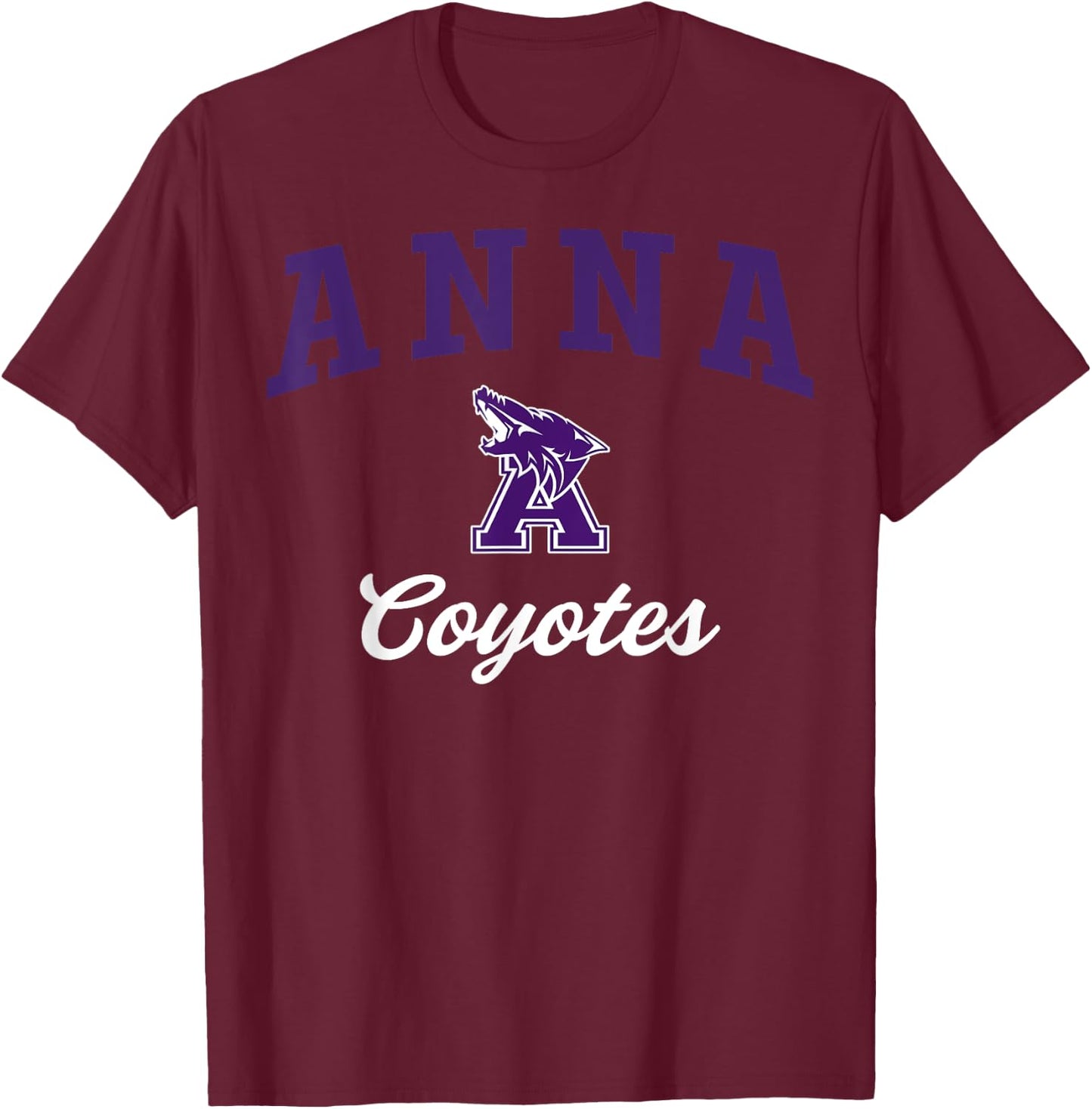 Anna High School Coyotes C3 T-Shirt - T-Shirt | Maroon