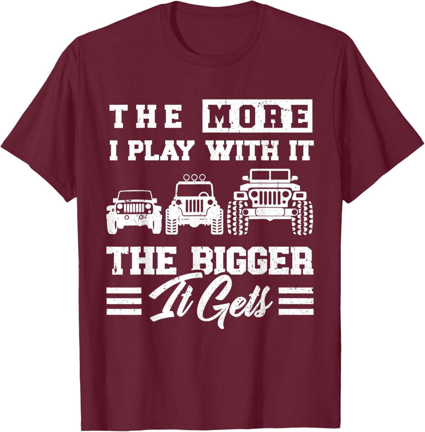 Funny Offroading Puns Off-Road Vehicle Car Collector T-Shirt - T-Shirt | Maroon