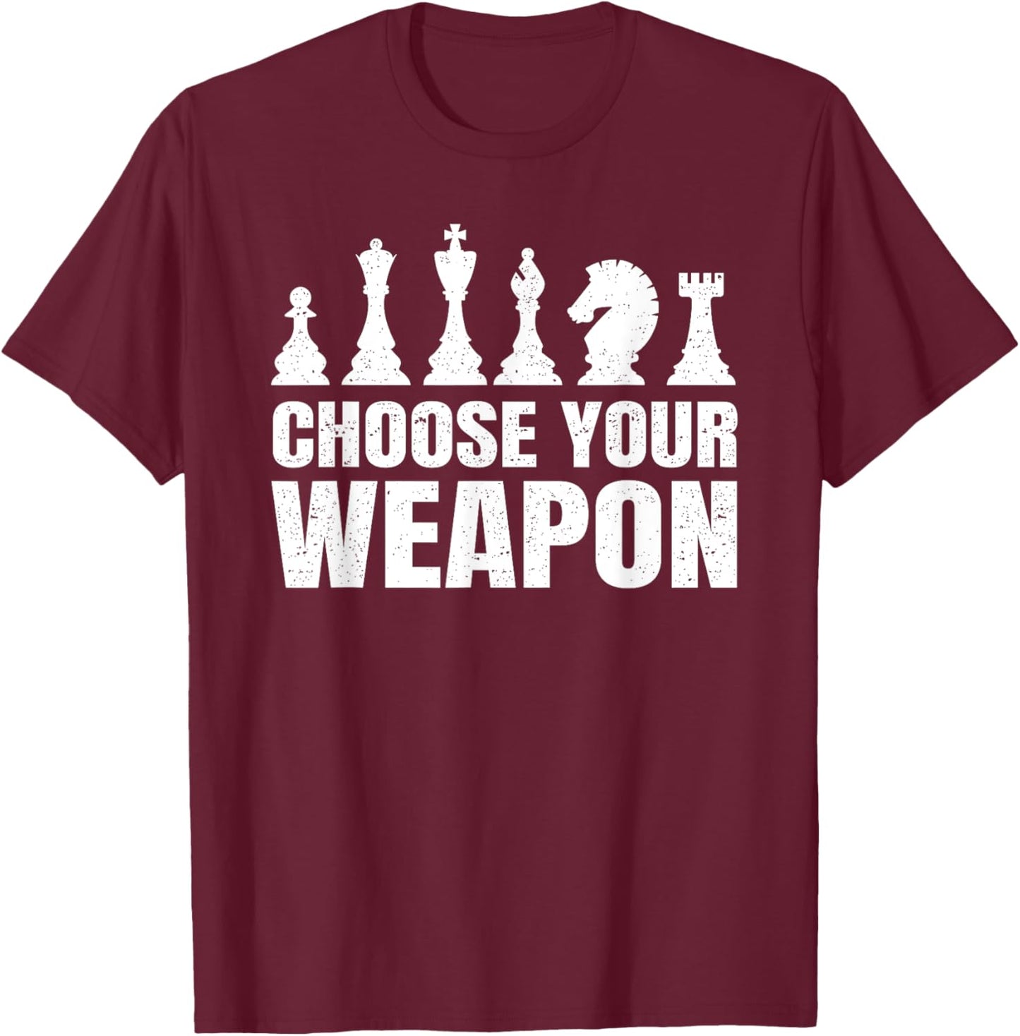 Cool Chess Art Women Chess Pawn Game Chess Lovers T-Shirt - T-Shirt | Maroon