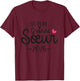 Child Future Big Sister 2026 - Announcement Second Pregnancy T-Shirt - T-Shirt | Maroon