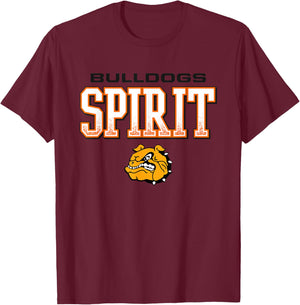 Brighton Bulldogs Logo Spirit HS T-Shirt - T-Shirt | Maroon