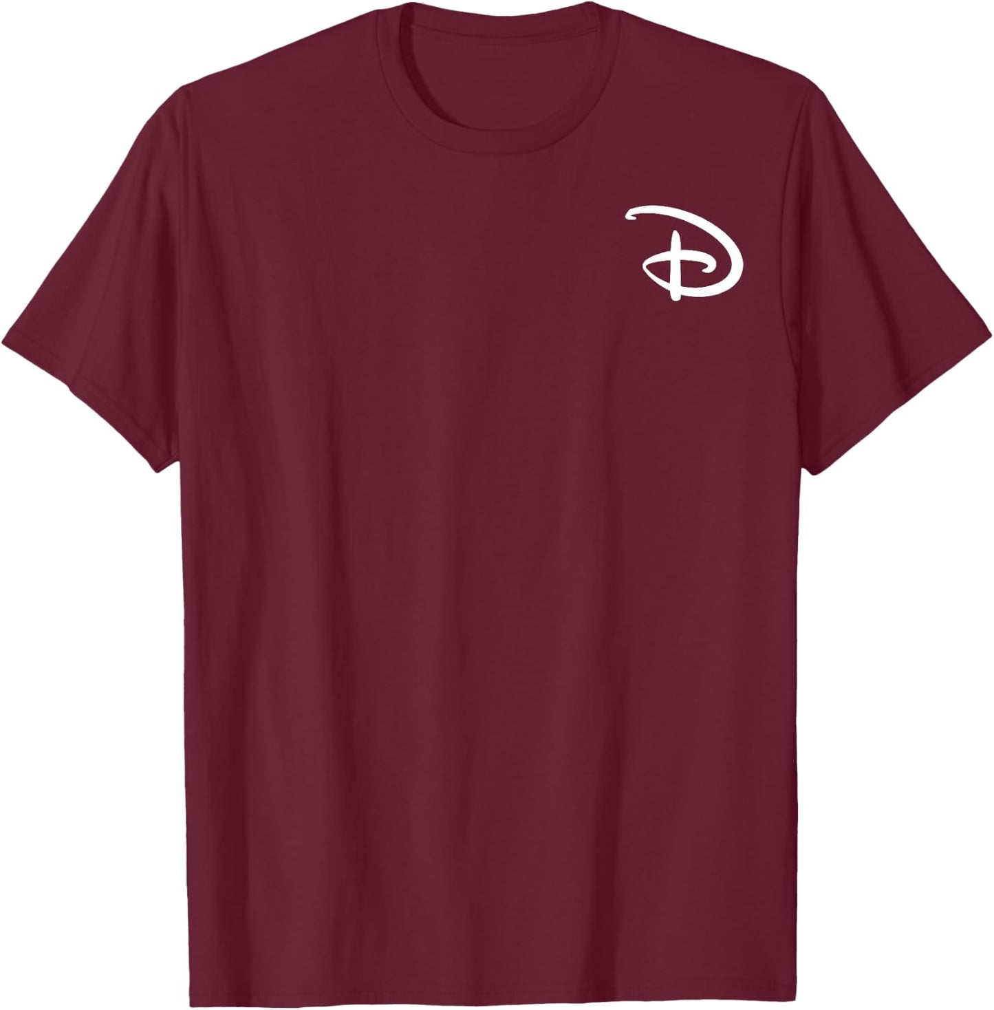 Disney Small Pocket Logo T-Shirt - T-Shirt | Maroon