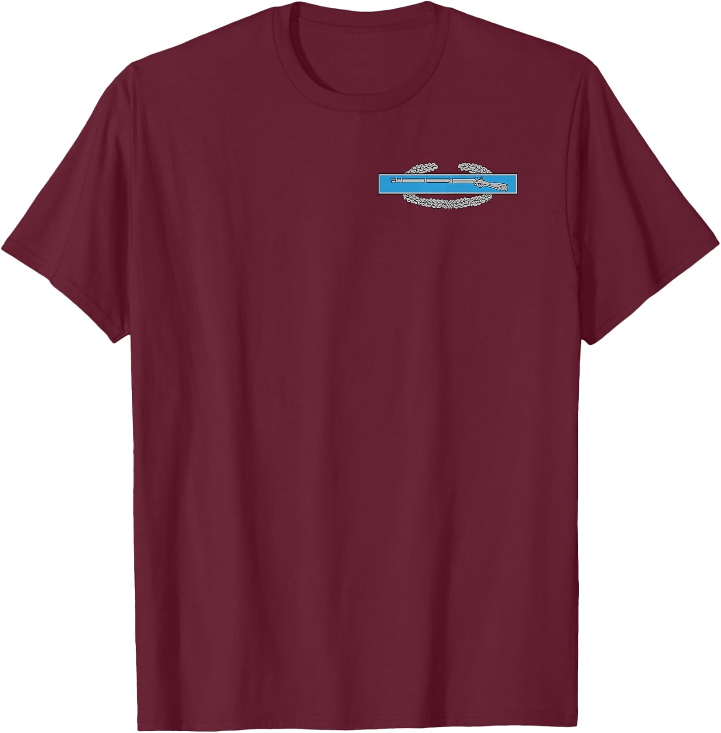 Combat Infantryman Badge (CIB) - 11B - US Army T-Shirt - T-Shirt | Maroon