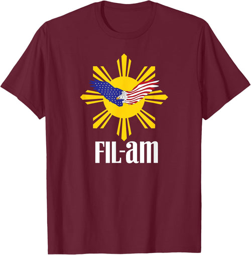 Fil-Am patriotic Wear for Filipino Americans who have pride Women Men
