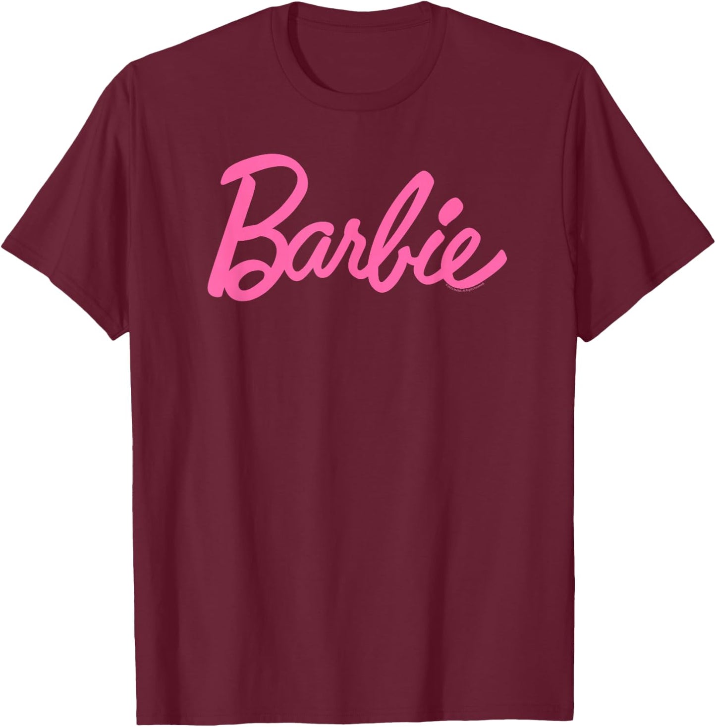 Barbie Classic Logo T-Shirt - T-Shirt | Maroon