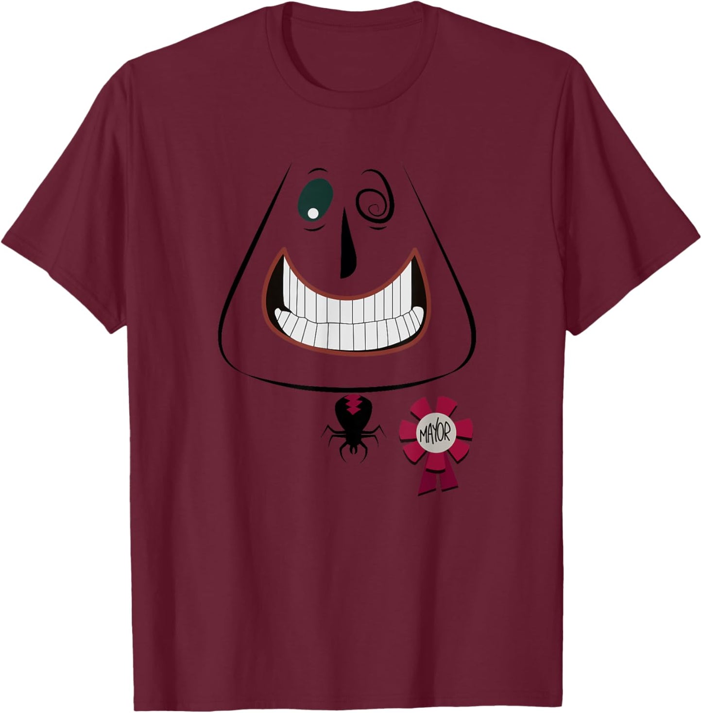 The Mayor of Halloween Town T-Shirt - T-Shirt | Maroon