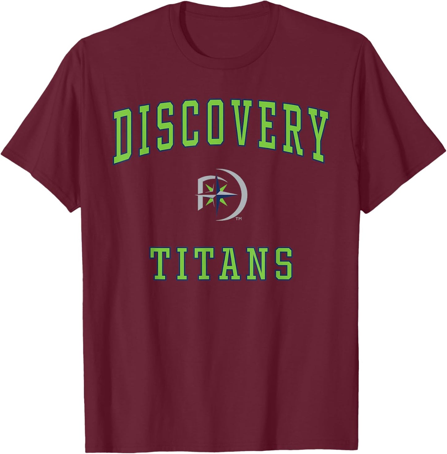 Discovery High School Titans T-Shirt - T-Shirt | Maroon